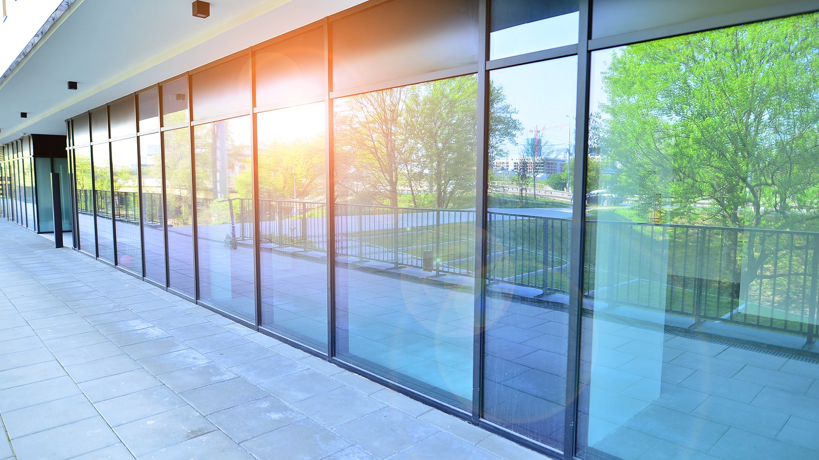 Commercial glass for offices and storefronts